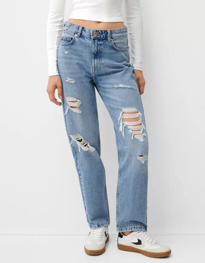 Vaqueros cortos Light blue