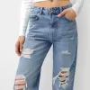 Vaqueros cortos Light blue