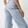 Vaqueros cortos Light blue