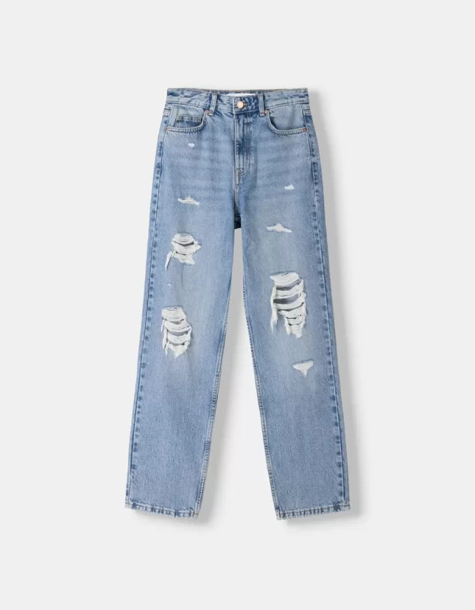 Vaqueros cortos Light blue