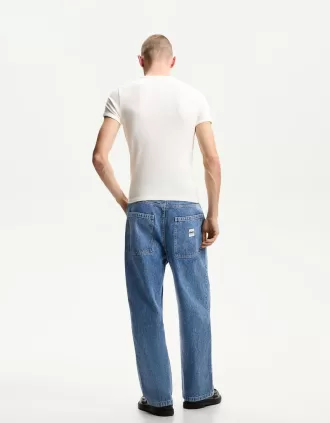 Vaqueros holgados y holgados Light blue