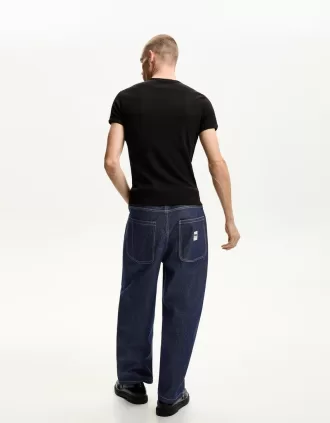 Vaqueros holgados y holgados Navy