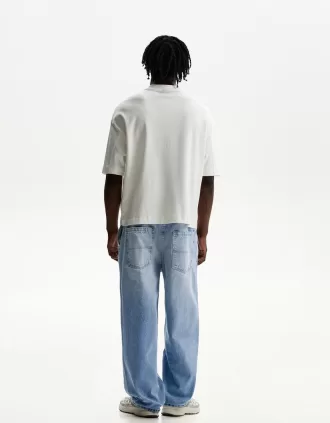 Vaqueros patinadores Light blue