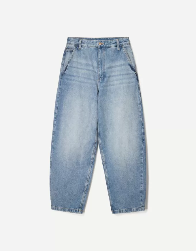 Vaqueros patinadores Washed out blue