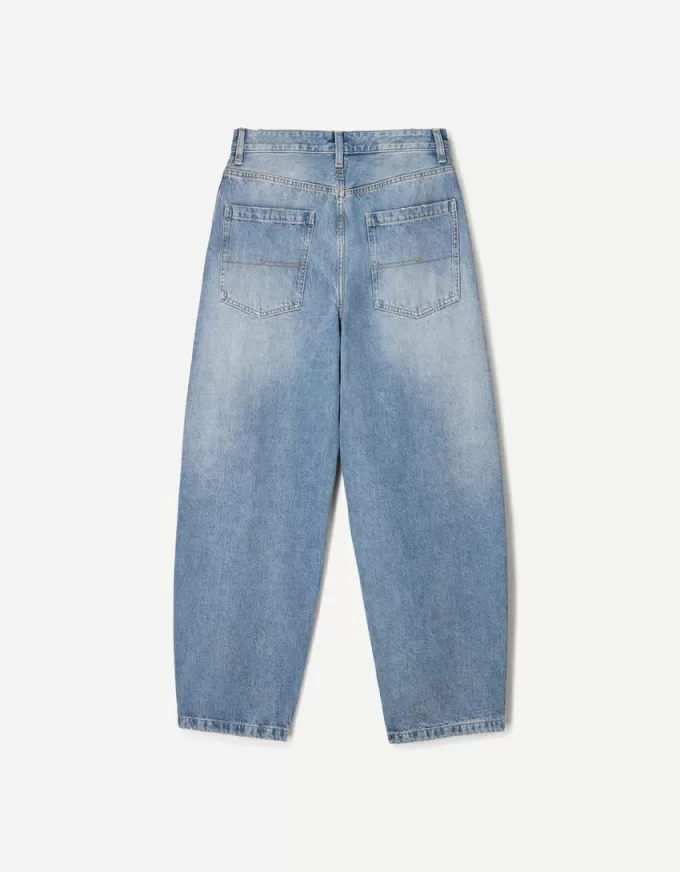 Vaqueros patinadores Washed out blue