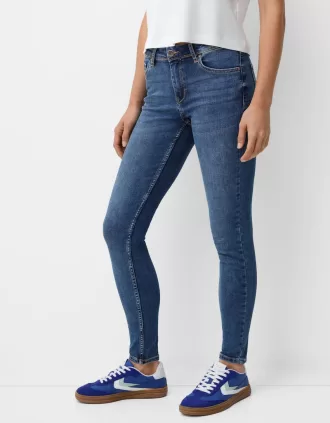 Vaqueros pitillo de talle bajo Blue