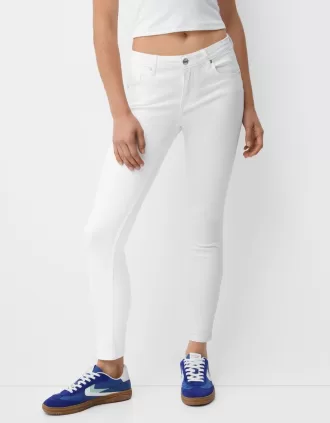 Vaqueros pitillo push-up White