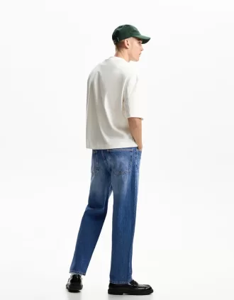 Vaqueros rectos estilo años 90 Blue