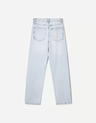 Vaqueros rectos estilo años 90 Light blue