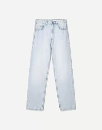 Vaqueros rectos estilo años 90 Light blue
