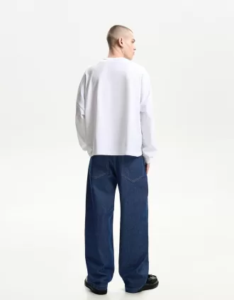 Vaqueros súper holgados Navy
