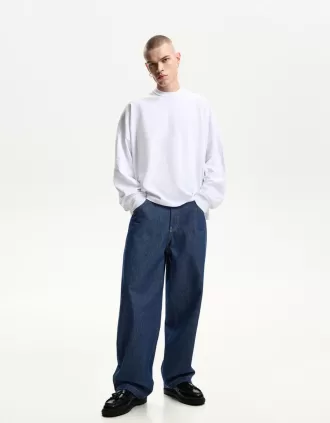 Vaqueros súper holgados Navy