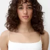Vestido midi de tirantes White