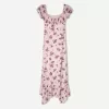 Vestido midi de tul Pink