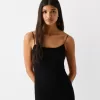 Vestido midi estampado animal Black