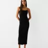 Vestido midi estampado animal Black