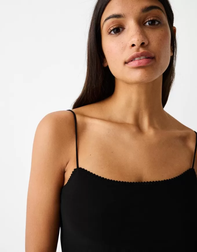 Vestido midi estampado animal Black