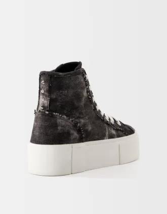 Zapatillas altas de mezclilla CHARCOAL