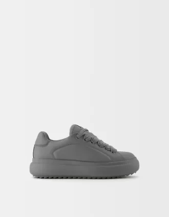 Zapatillas con suela gruesa Grey