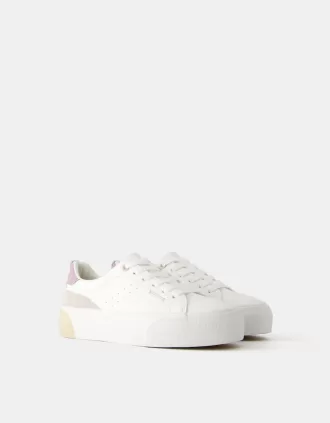 Zapatillas contraste WHITE