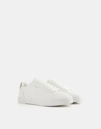 Zapatillas de hombre en contraste. WHITE