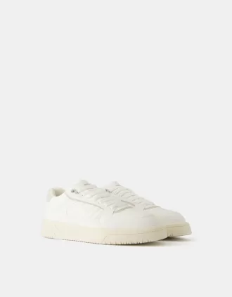 Zapatillas de hombre en contraste. WHITE