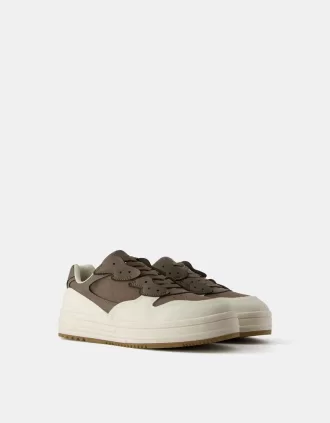 Zapatillas deportivas multipiezas para hombre. Brown