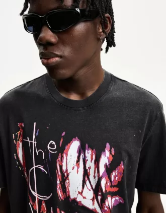 camiseta con estampado The Cure Grey