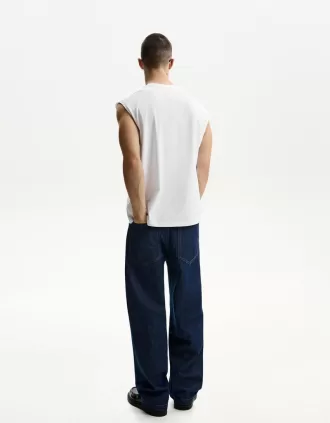 camiseta sin mangas White