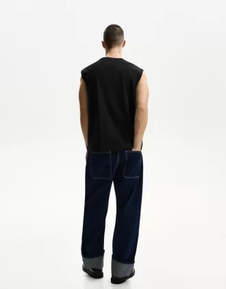 camiseta sin mangas Black