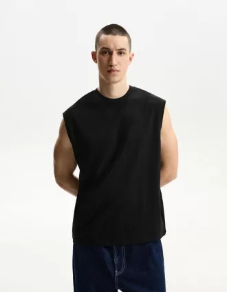 camiseta sin mangas Black