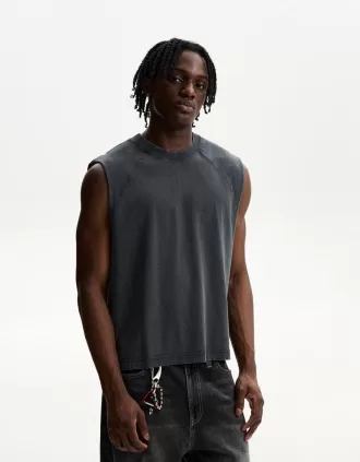 camiseta sin mangas Black