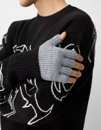 guantes largos Grey