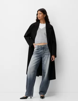 jeans holgados barril Blue