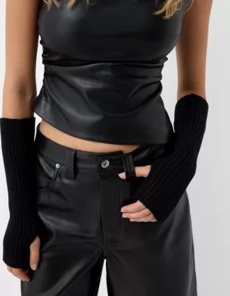 manoplas largas Black
