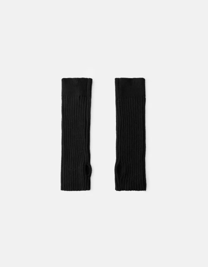 manoplas largas Black