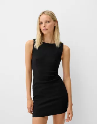 mini vestido bengalina Black