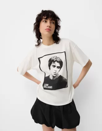minifalda globo Black