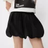 minifalda globo Black