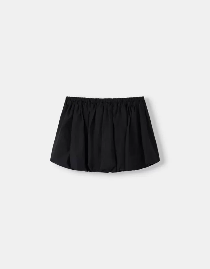 minifalda globo Black