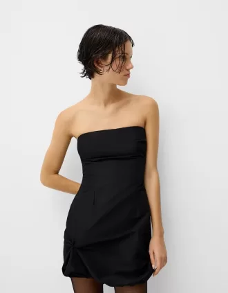 minivestido globo Black