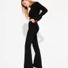 pantalones acampanados Black