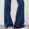 pantalones acampanados Navy