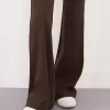 pantalones acampanados Brown