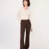 pantalones acampanados Brown