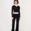 pantalones acampanados Black