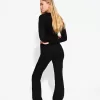 pantalones acampanados Black