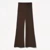 pantalones acampanados Brown
