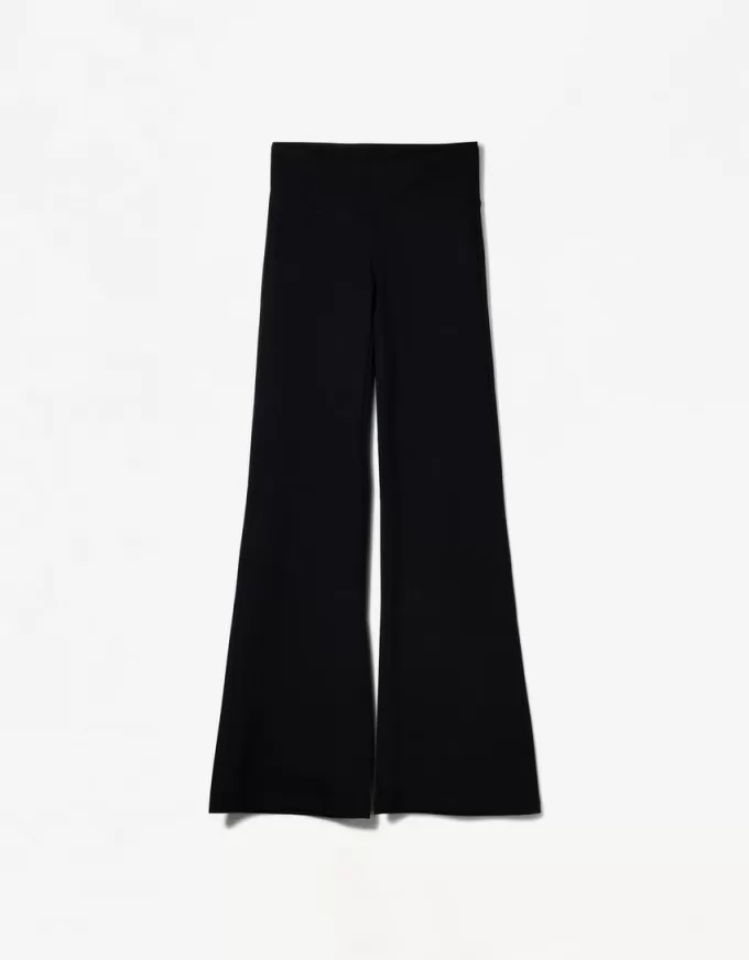 pantalones acampanados Black