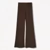 pantalones acampanados Brown